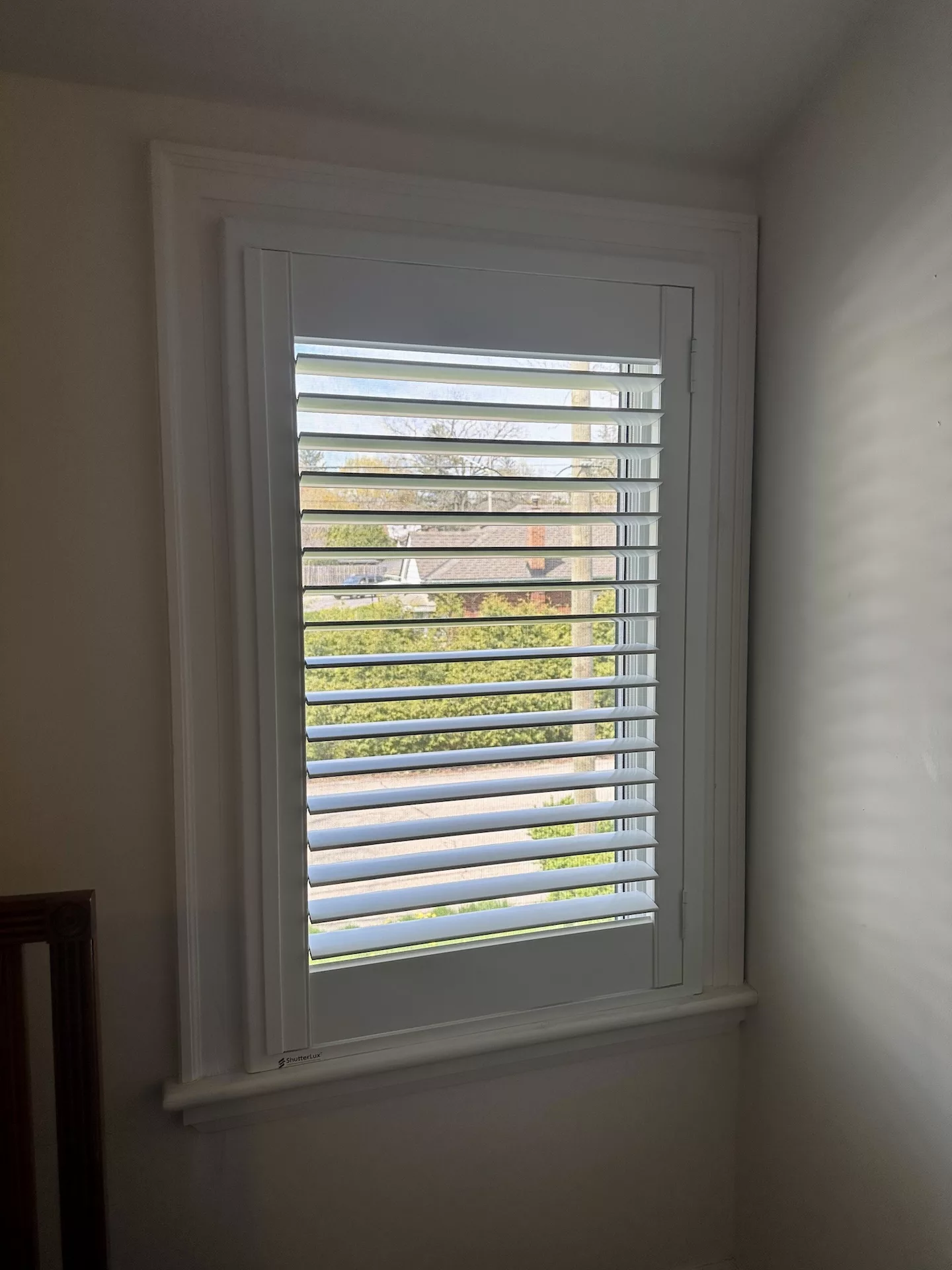 ShutterLux PVC shutters for bedroom