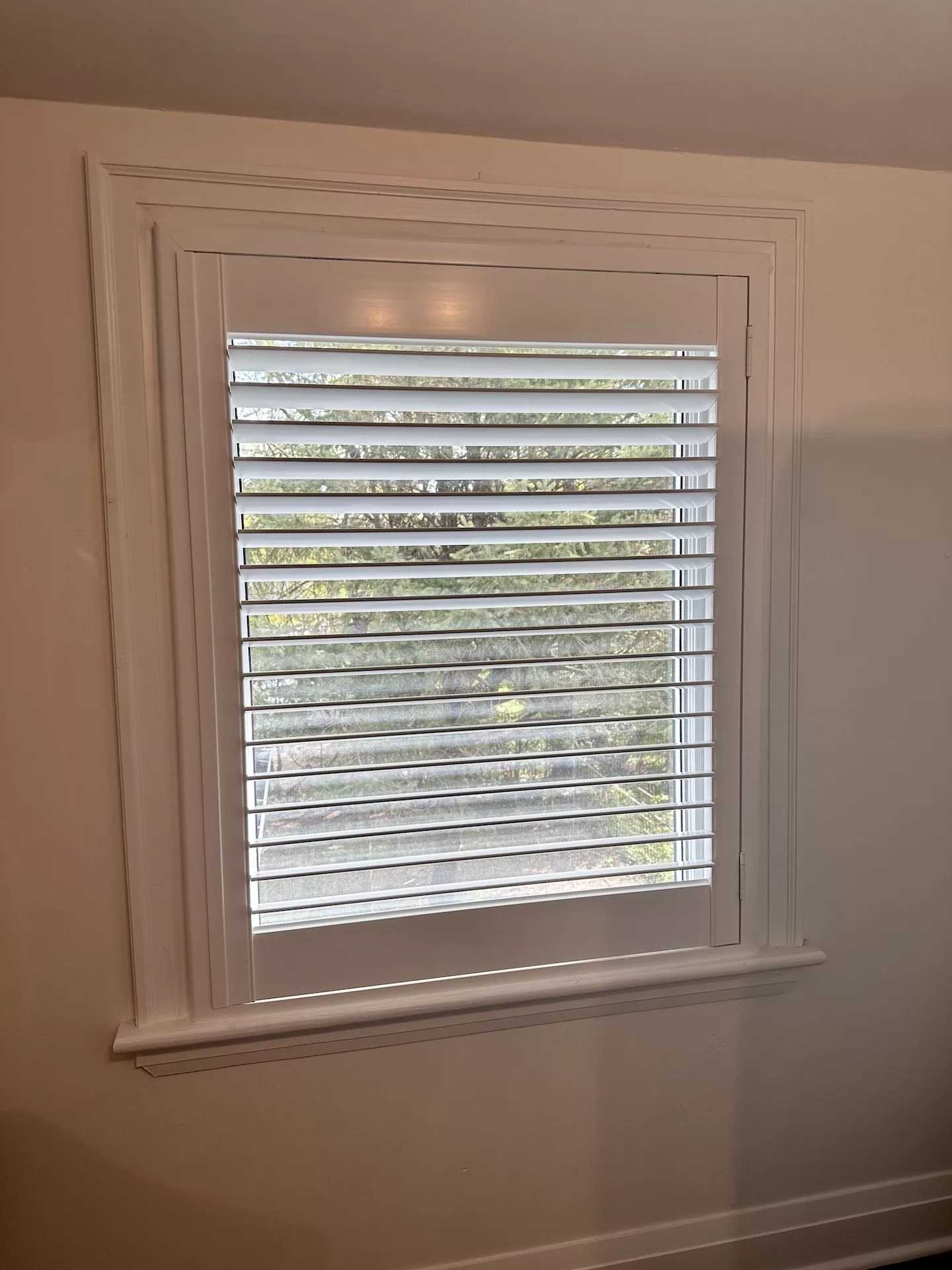 ShutterLux PVC shutters for bedroom